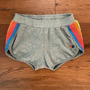 Brand new!!! Aviator nation 5 stripe jogger shorts